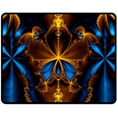 Abstract Art Fractal Artwork Fleece Blanket (medium)  by Pakrebo