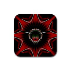 Abstract Abstract Art Artwork Star Rubber Square Coaster (4 Pack) 