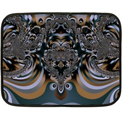 Fractal Art Artwork Design Fleece Blanket (mini) by Pakrebo