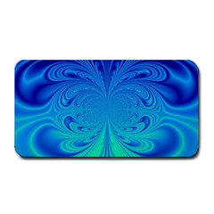 Digital Arts Fractals Futuristic Blue Magenta Medium Bar Mats by Pakrebo