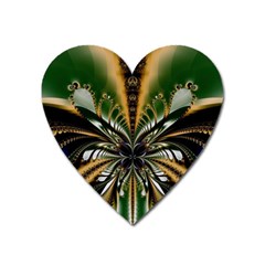 Abstract Art Artwork Fractal Design Pattern Art Heart Magnet by Pakrebo