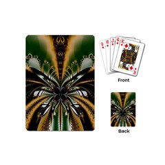 Abstract Art Artwork Fractal Design Pattern Art Playing Cards Single Design (mini) by Pakrebo