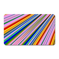 Background Colors Colorful Design Magnet (rectangular) by Pakrebo