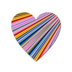 Background Colors Colorful Design Heart Magnet by Pakrebo