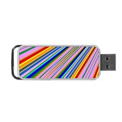 Background Colors Colorful Design Portable Usb Flash (one Side) by Pakrebo