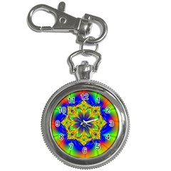 Digital Art Fractal Artwork Flower Key Chain Watches by Pakrebo