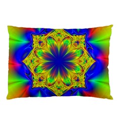 Digital Art Fractal Artwork Flower Pillow Case by Pakrebo