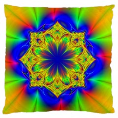 Digital Art Fractal Artwork Flower Standard Flano Cushion Case (two Sides) by Pakrebo