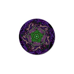 Digital Art Artwork Fractal Pattern Golf Ball Marker