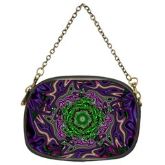 Digital Art Artwork Fractal Pattern Chain Purse (Two Sides)