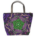 Digital Art Artwork Fractal Pattern Bucket Bag Back