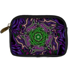 Digital Art Artwork Fractal Pattern Digital Camera Leather Case