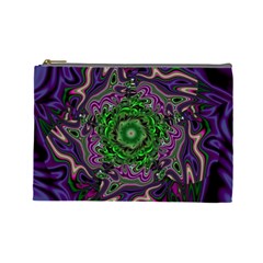 Digital Art Artwork Fractal Pattern Cosmetic Bag (Large)