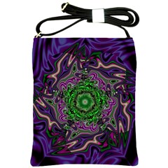 Digital Art Artwork Fractal Pattern Shoulder Sling Bag