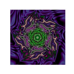 Digital Art Artwork Fractal Pattern Small Satin Scarf (Square)