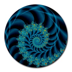 Art Artwork Fractal Digital Art Round Mousepads by Pakrebo