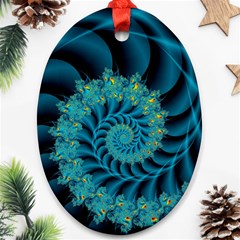 Art Artwork Fractal Digital Art Ornament (oval) by Pakrebo