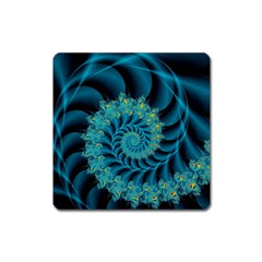 Art Artwork Fractal Digital Art Square Magnet by Pakrebo