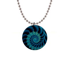 Art Artwork Fractal Digital Art 1  Button Necklace by Pakrebo