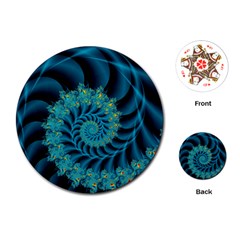 Art Artwork Fractal Digital Art Playing Cards Single Design (round)