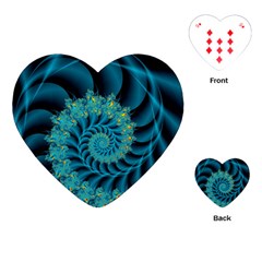 Art Artwork Fractal Digital Art Playing Cards Single Design (heart) by Pakrebo