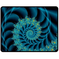 Art Artwork Fractal Digital Art Fleece Blanket (medium)  by Pakrebo