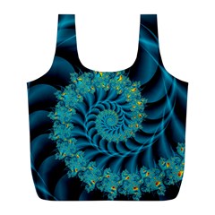 Art Artwork Fractal Digital Art Full Print Recycle Bag (l)