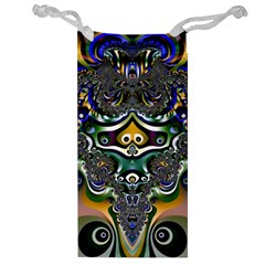 Fractal Art Artwork Design Jewelry Bag by Pakrebo