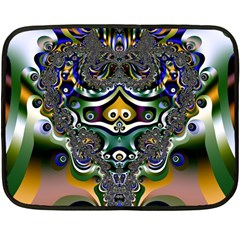 Fractal Art Artwork Design Double Sided Fleece Blanket (mini)  by Pakrebo