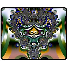 Fractal Art Artwork Design Fleece Blanket (medium)  by Pakrebo