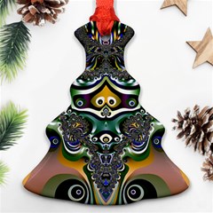 Fractal Art Artwork Design Christmas Tree Ornament (two Sides) by Pakrebo