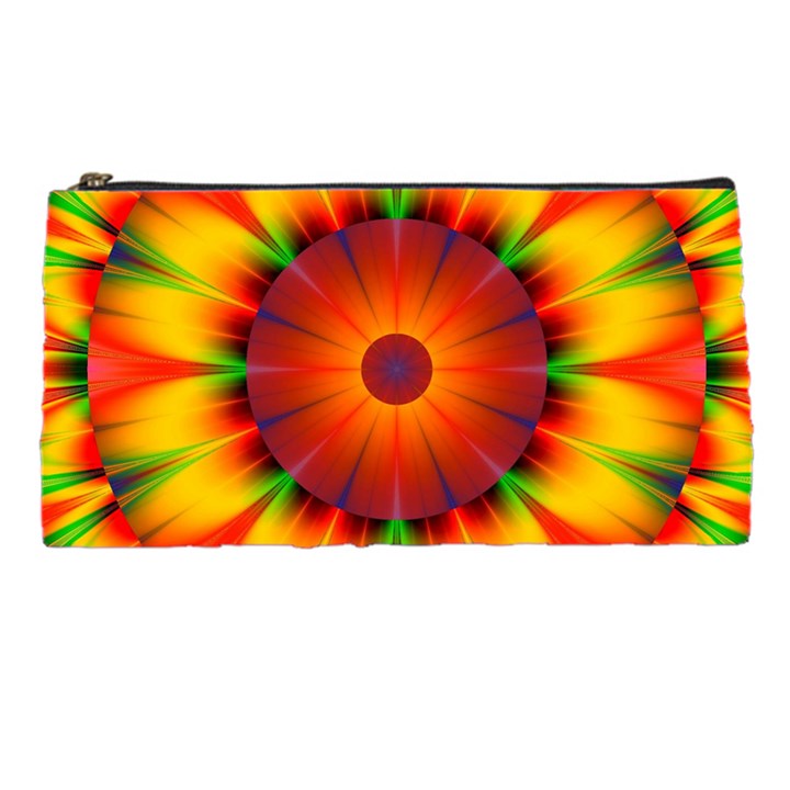 Abstract Digital Art Artwork Yellow Pencil Cases