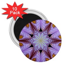 Abstract Flower Artwork Art 2 25  Magnets (10 Pack)  by Pakrebo