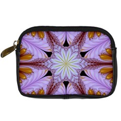 Abstract Flower Artwork Art Digital Camera Leather Case by Pakrebo