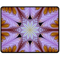 Abstract Flower Artwork Art Fleece Blanket (medium)  by Pakrebo