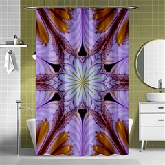 Abstract Flower Artwork Art Shower Curtain 48  X 72  (small)  by Pakrebo