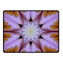 Abstract Flower Artwork Art Double Sided Fleece Blanket (small)  by Pakrebo