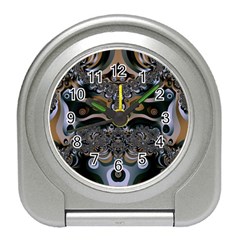 Fractal Art Artwork Design Travel Alarm Clock