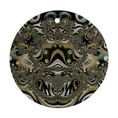 Fractal Art Artwork Design Ornament (round) by Pakrebo