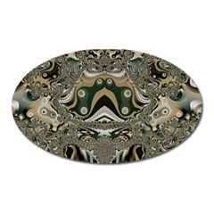 Fractal Art Artwork Design Oval Magnet