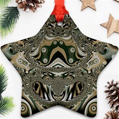 Fractal Art Artwork Design Star Ornament (two Sides) by Pakrebo