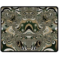 Fractal Art Artwork Design Double Sided Fleece Blanket (medium)  by Pakrebo