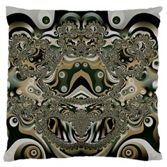 Fractal Art Artwork Design Large Flano Cushion Case (one Side) by Pakrebo