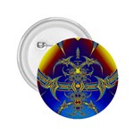 Abstract Art Design Digital Art 2.25  Buttons Front