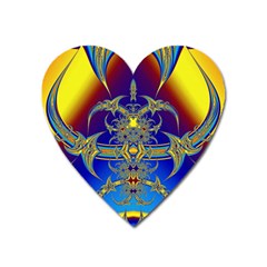 Abstract Art Design Digital Art Heart Magnet