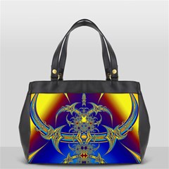 Abstract Art Design Digital Art Oversize Office Handbag (2 Sides)