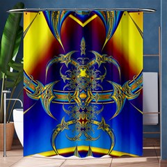 Abstract Art Design Digital Art Shower Curtain 60  x 72  (Medium) 