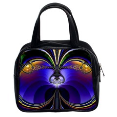 Abstract Art Artwork Fractal Design Pattern Classic Handbag (two Sides) by Pakrebo