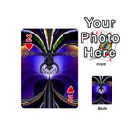 Abstract Art Artwork Fractal Design Pattern Playing Cards 54 Designs (Mini) Front - Heart2