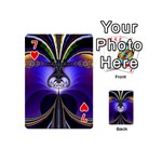 Abstract Art Artwork Fractal Design Pattern Playing Cards 54 Designs (Mini) Front - Heart7